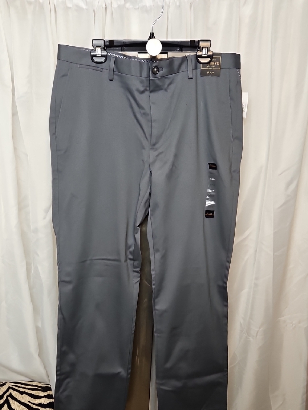 Jos. A. Bank Reserve Collection Gray Performance Chinos 36x30